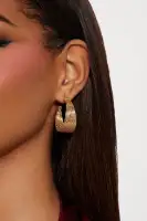 One Too Many Times Hoop Earrings