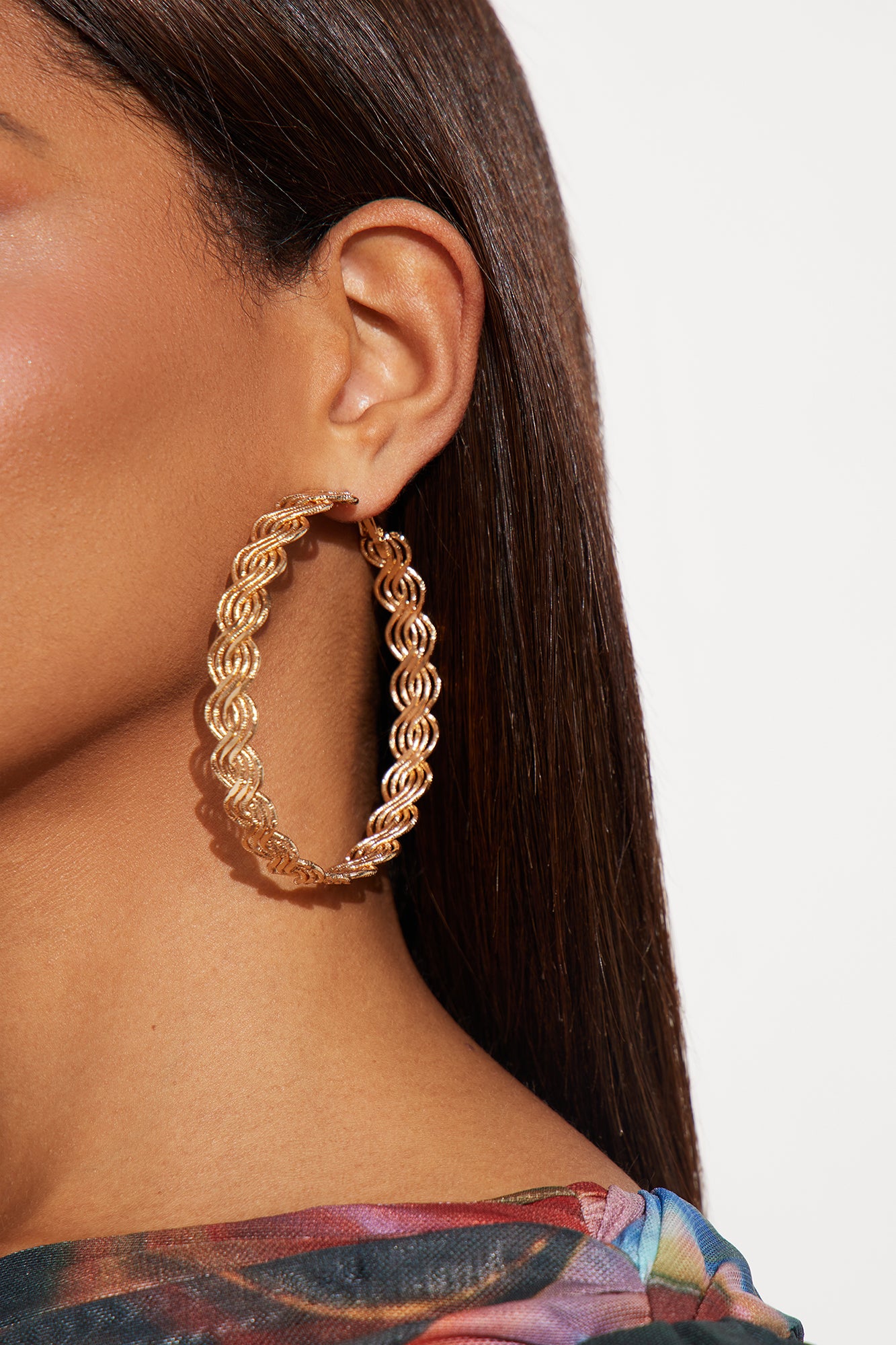Do It For The Plot Hoop Earrings
