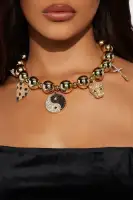 Wildly Blessed And Balanced Charm Necklace