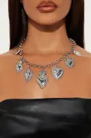 Long List Of Lovers Charm Necklace