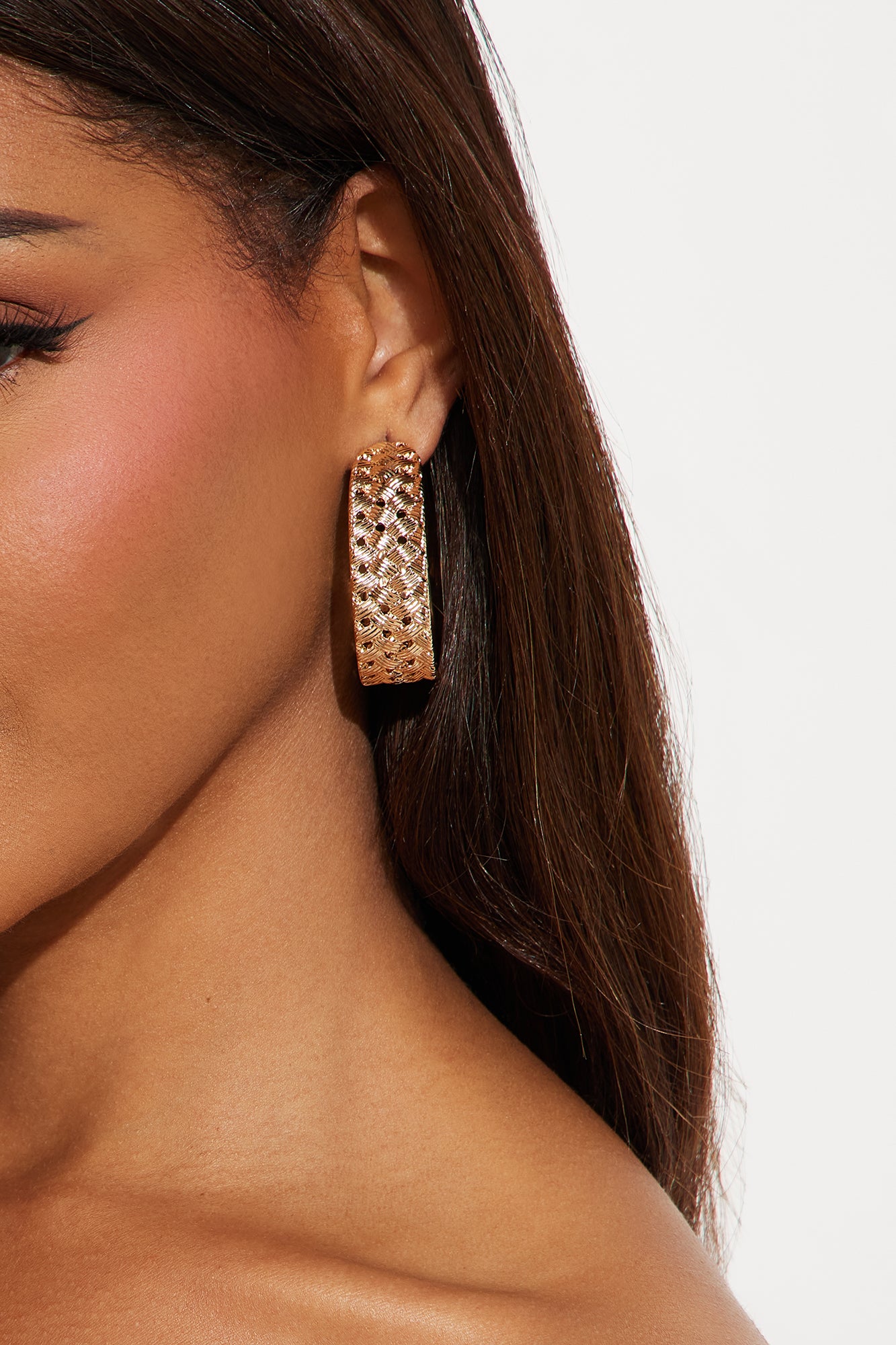 Roles Reversed Hoop Earrings