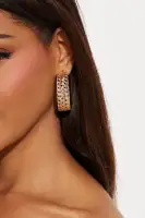 Roles Reversed Hoop Earrings