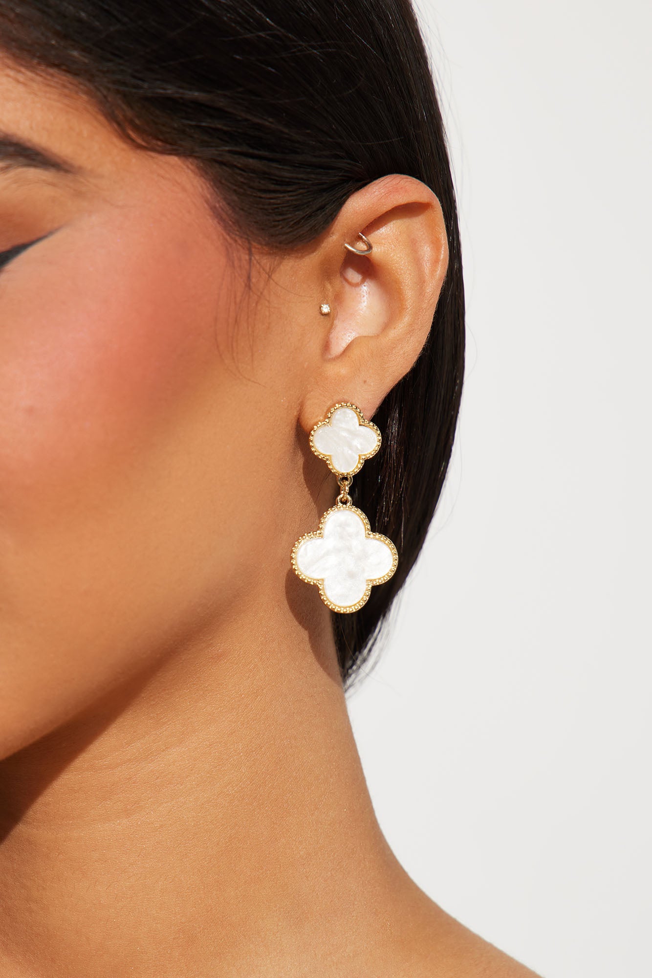 Sweet Moments With You Clover Earrings
