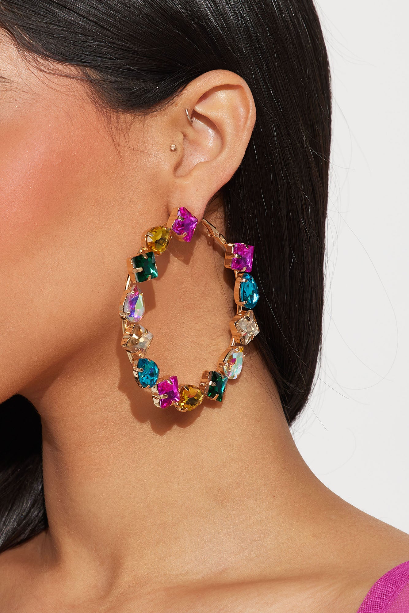 So So There Hoop Earrings