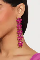 Flower Girl Linear Earrings