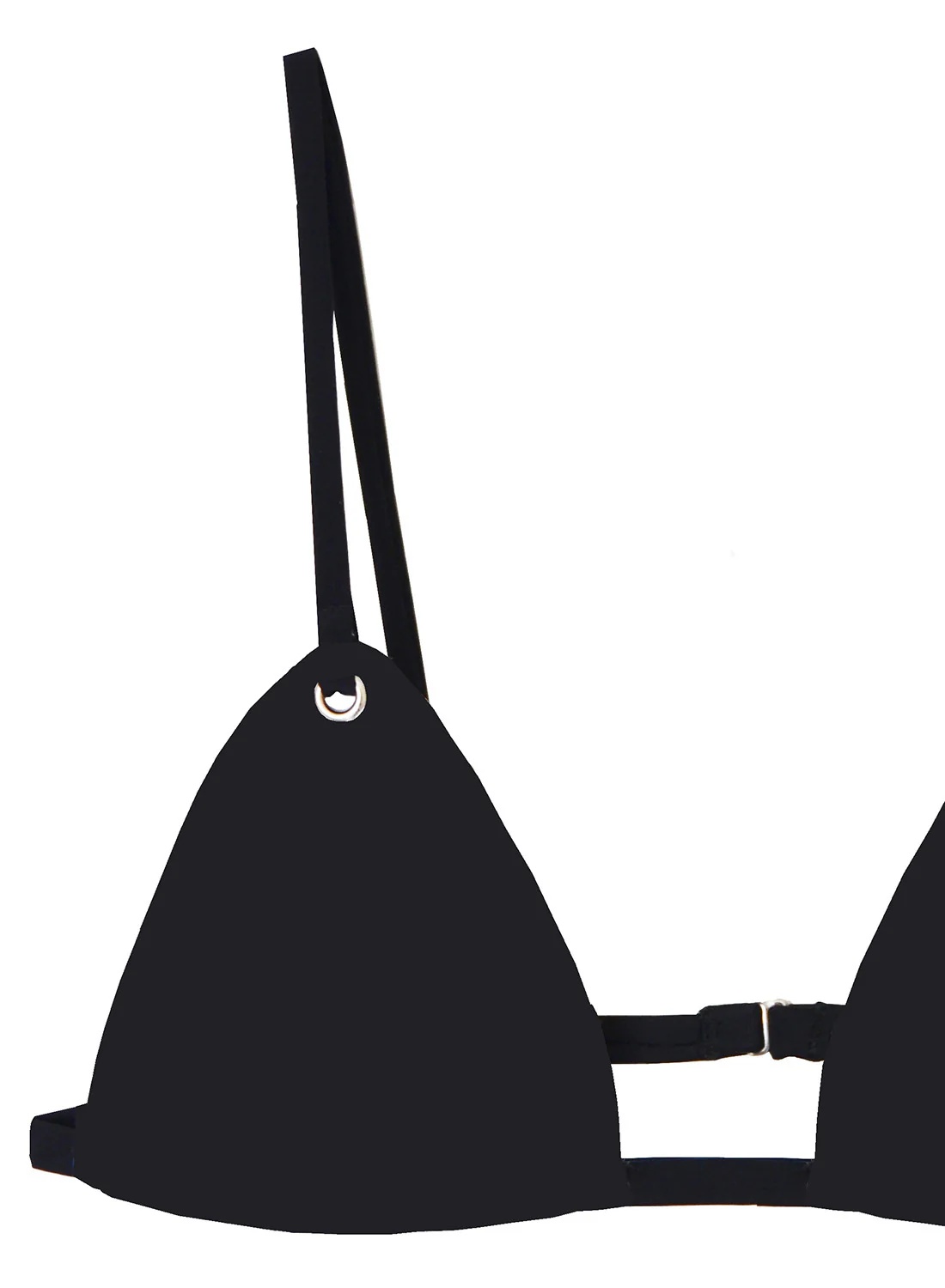 Triangle Bikini Top(black,XS)