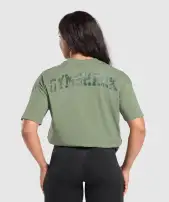 Adapt Camo Graphic Oversized Top