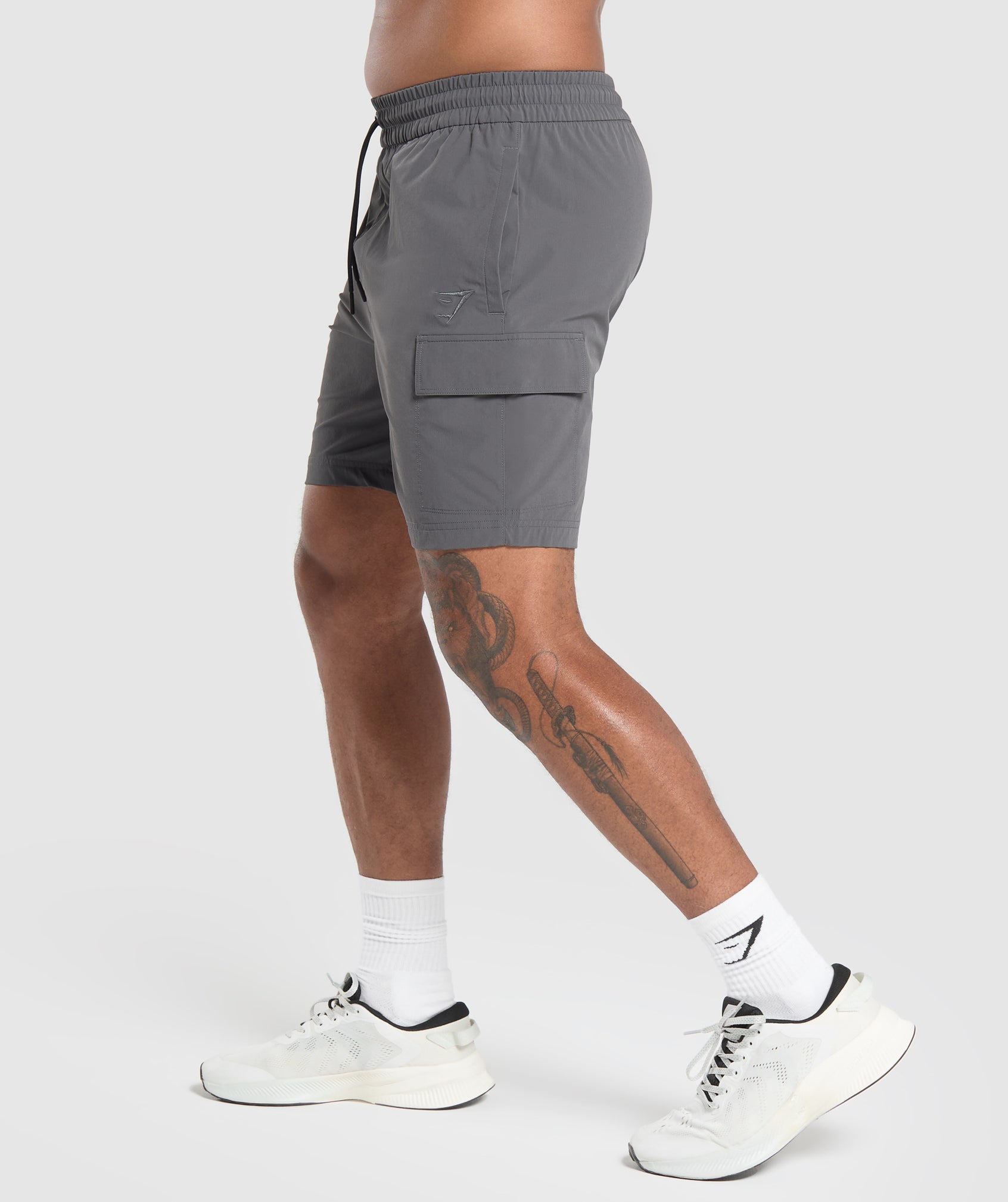 Stretch Woven Cargo Shorts