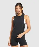 Everyday Seamless Tank(Black,XXS)