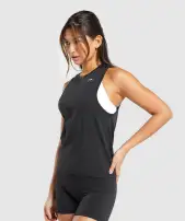 Everyday Seamless Tank(Black,XXS)