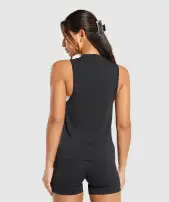 Everyday Seamless Tank(Black,XXS)