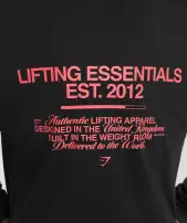 Metal Lifting Graphic Long Sleeve T-Shirt(Black,3XL)