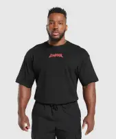 Metal Lifting Graphic T-Shirt(Black,3XL)