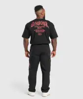 Metal Lifting Graphic T-Shirt(Black,3XL)