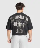 Lifting Club T-Shirt(Black/Light Grey,3XL)