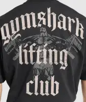 Lifting Club T-Shirt(Black/Light Grey,3XL)
