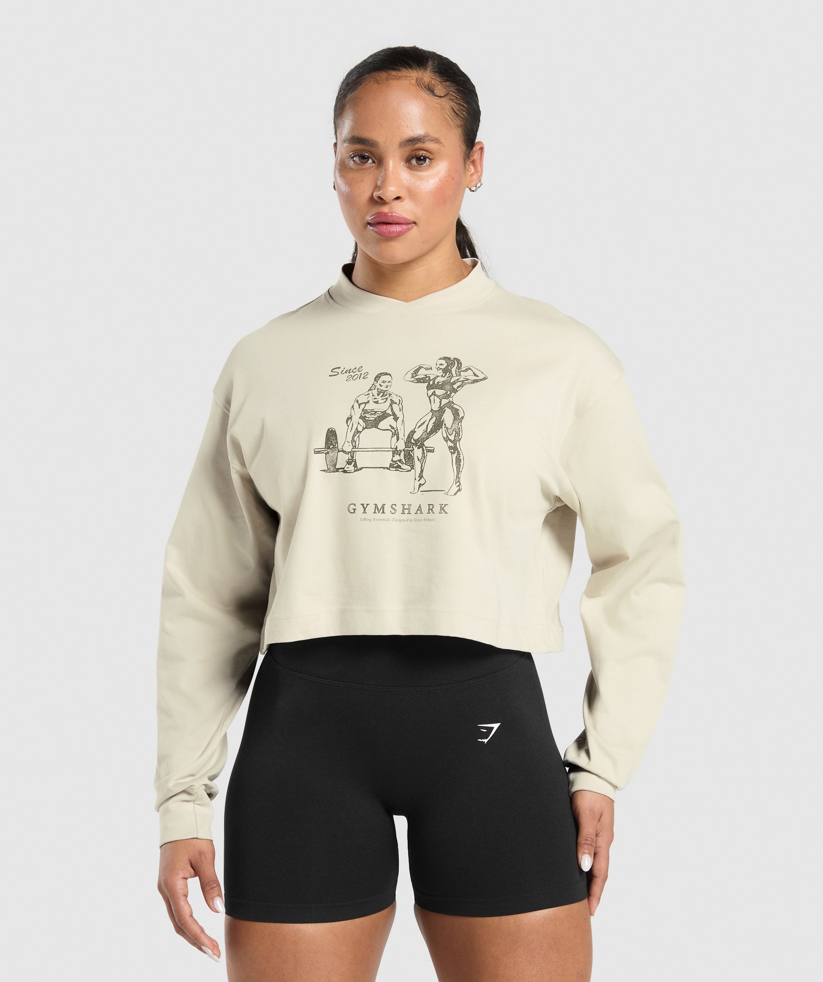Two Strong Women Midi Long Sleeve Top