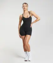 Strappy All In One(Black,XXS)