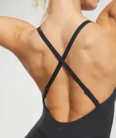 Strappy All In One(Black,XXS)