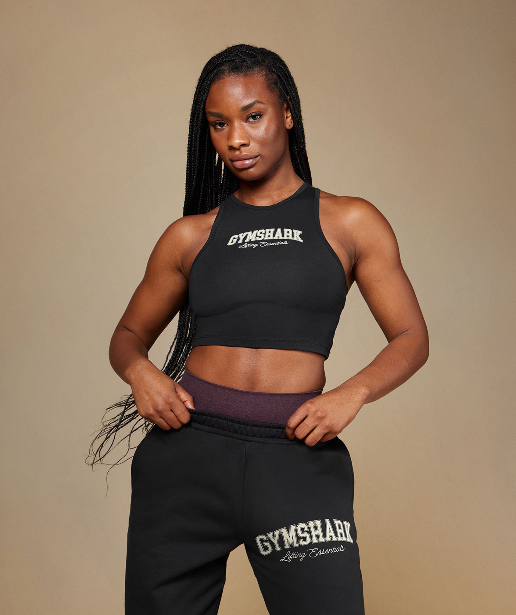 Lifting Essentials Graphic Brushed Oversized Joggers