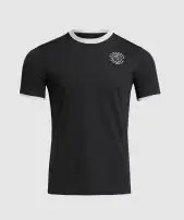 Legacy Ringer T-Shirt(Black/White,3XL)