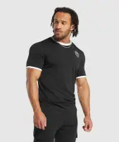 Legacy Ringer T-Shirt(Black/White,3XL)