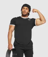 Legacy Ringer T-Shirt(Black/White,3XL)