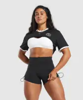 Legacy Ringer T-Shirt(Black/White,3XL)