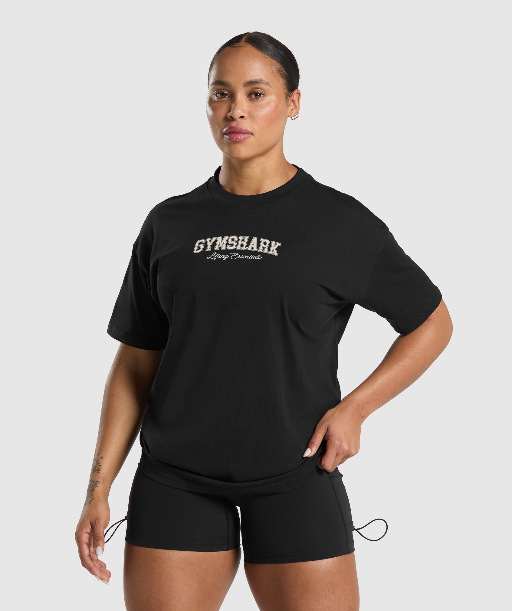 Lifting Essentials Graphic Oversized T-Shirt