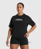 Lifting Essentials Graphic Oversized T-Shirt