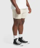 Lightweight Jersey Shorts(Ecru White,3XL)