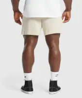 Lightweight Jersey Shorts(Ecru White,3XL)
