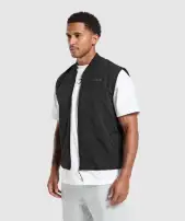 Micro Fleece Gilet(Black,3XL)