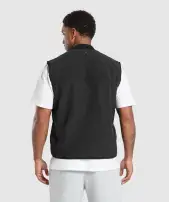 Micro Fleece Gilet(Black,3XL)