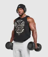 Movin' Metal Graphic Tank(Black,3XL)