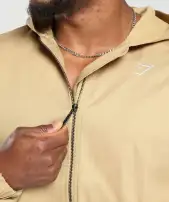 Oversized Hooded Jacket(Sand Beige,3XL)