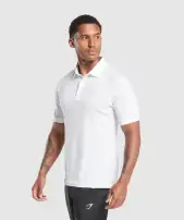 Performance Polo Shirt(White,3XL)