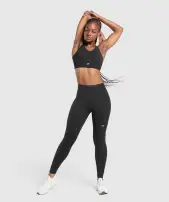 Running Leggings(Black,XXS)