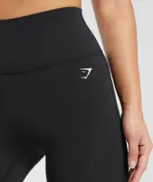 Ribbon Ankle Leggings(Black,XXS)