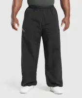 Parachute Pants(Black,3XL)