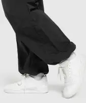 Parachute Pants(Black,3XL)