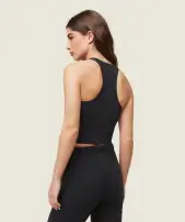 everywear Second Skin Tank(Black,XXS)