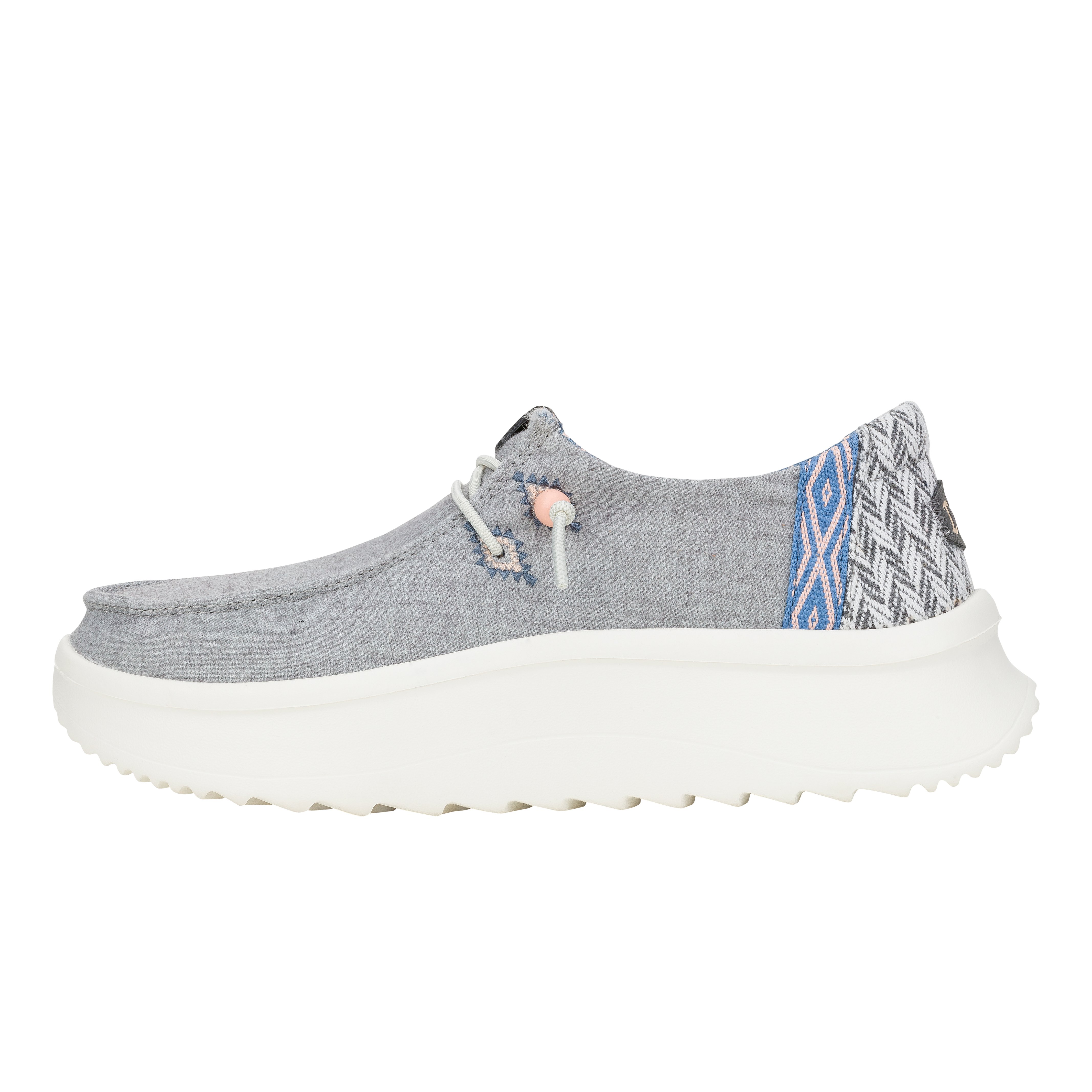 Wendy Peak Chambray Woven - Grey