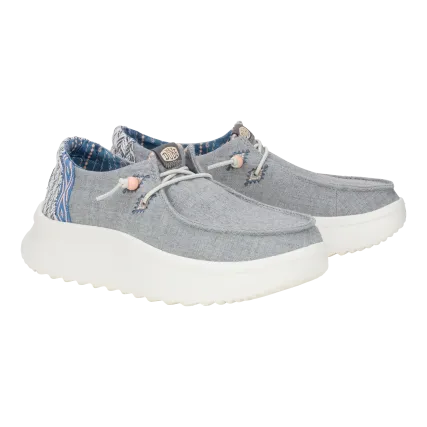 Wendy Peak Chambray Woven - Grey(5)