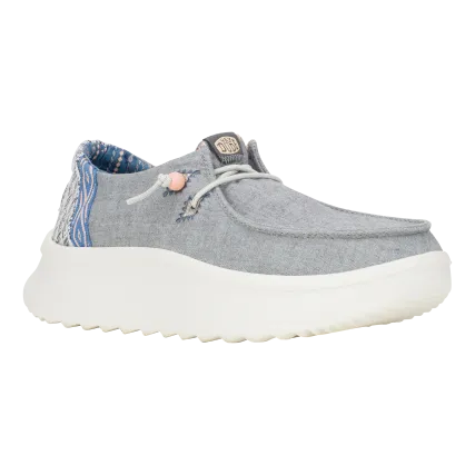 Wendy Peak Chambray Woven - Grey(5)