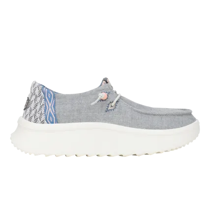 Wendy Peak Chambray Woven - Grey(5)