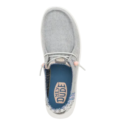 Wendy Peak Chambray Woven - Grey(5)