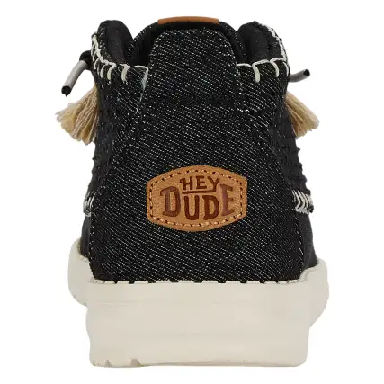 Wendy Mid Perf Canvas - Black(5)