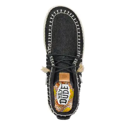 Wendy Mid Perf Canvas - Black(5)