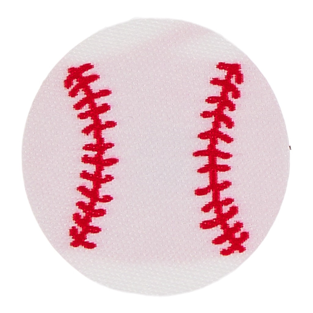 Baseball Patch - Baseball White/Red